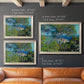 Impressionist Mediterranean coastal landscape by Claude Monet in an ornate champagne frame shown in multiple size options.