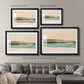 Layered Horizon I Premium Framed Print - Ready to Hang