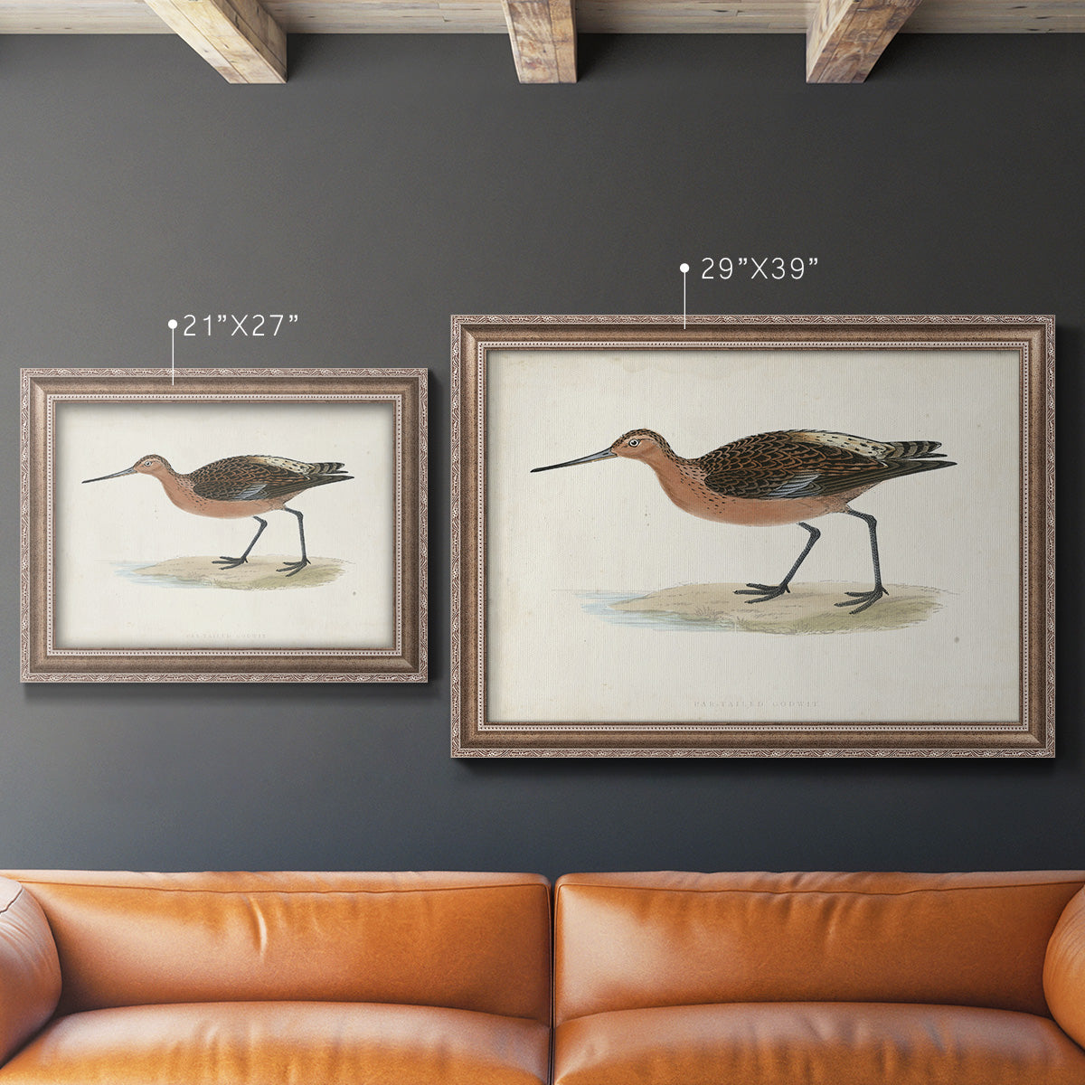 Morris Sandpipers II Premium Framed Canvas- Ready to Hang