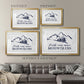 Move Mountains - Modern Framed Art Print