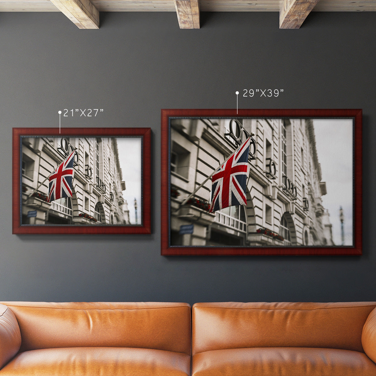 London Scene II Premium Framed Canvas- Ready to Hang