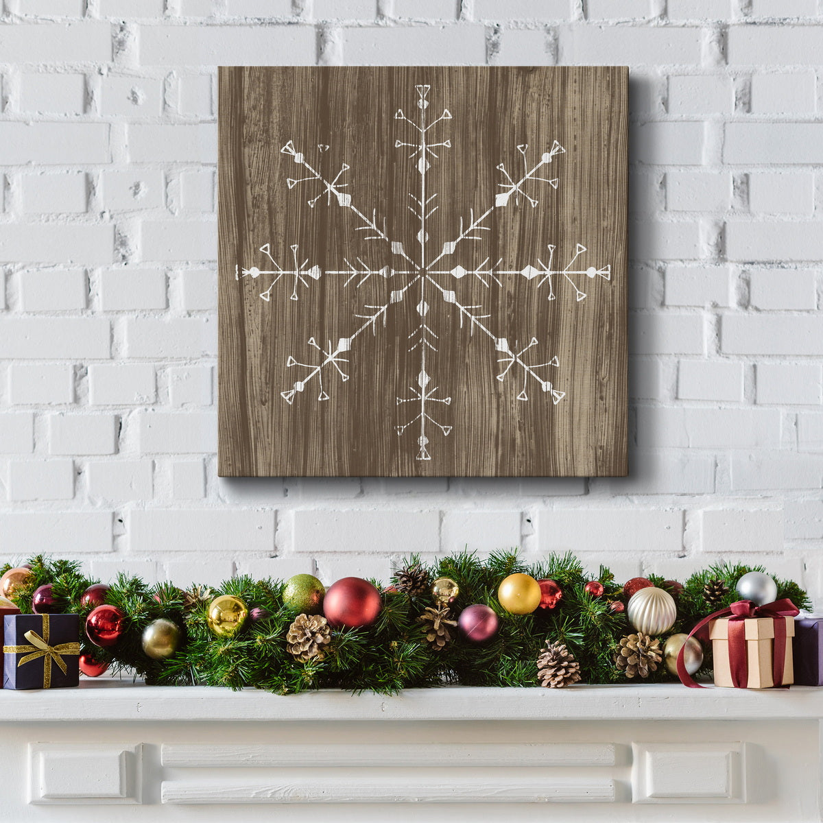 Barnwood Wonderland V-Premium Gallery Wrapped Canvas - Ready to Hang