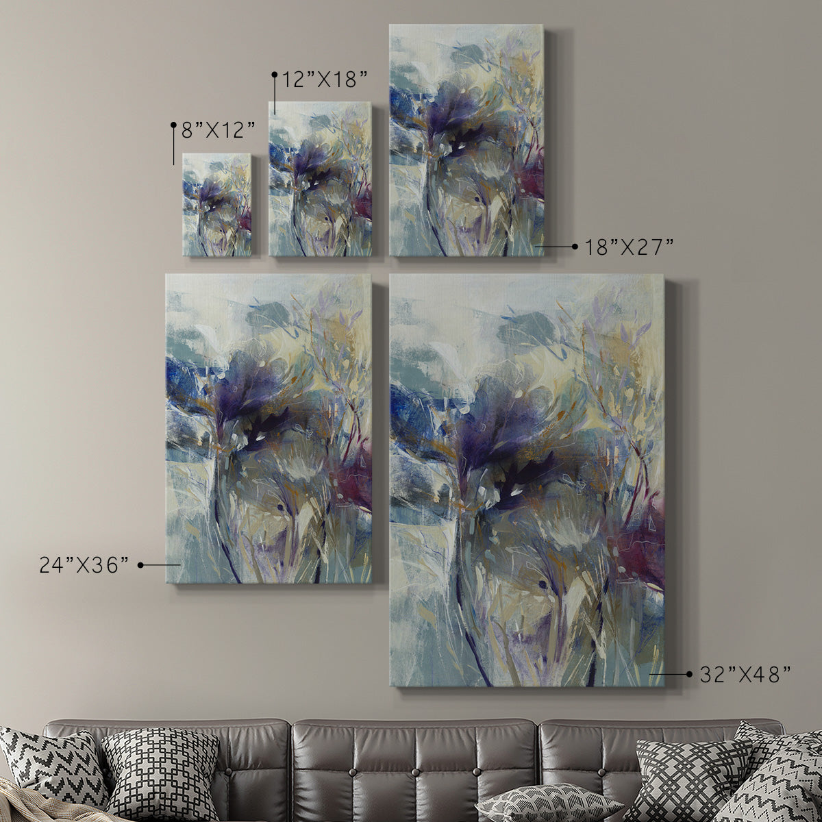 MEADOW SAFFRON Premium Gallery Wrapped Canvas - Ready to Hang