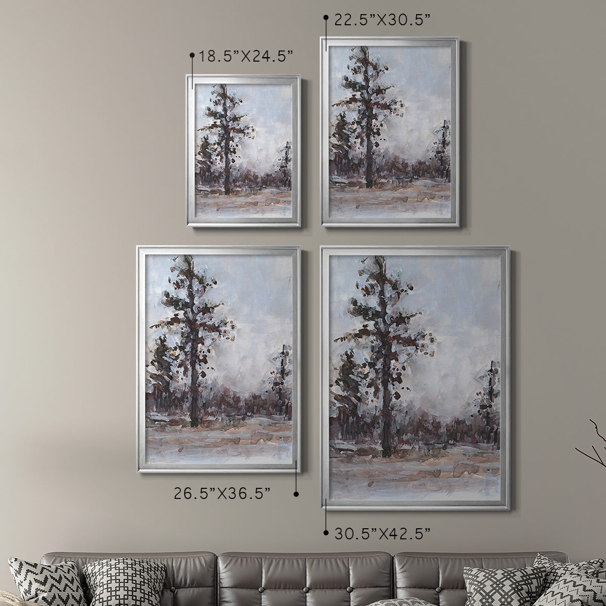 Vintage Tree Moment I - Modern Framed Canvas Print