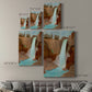 Turquoise Falls II Premium Gallery Wrapped Canvas - Ready to Hang