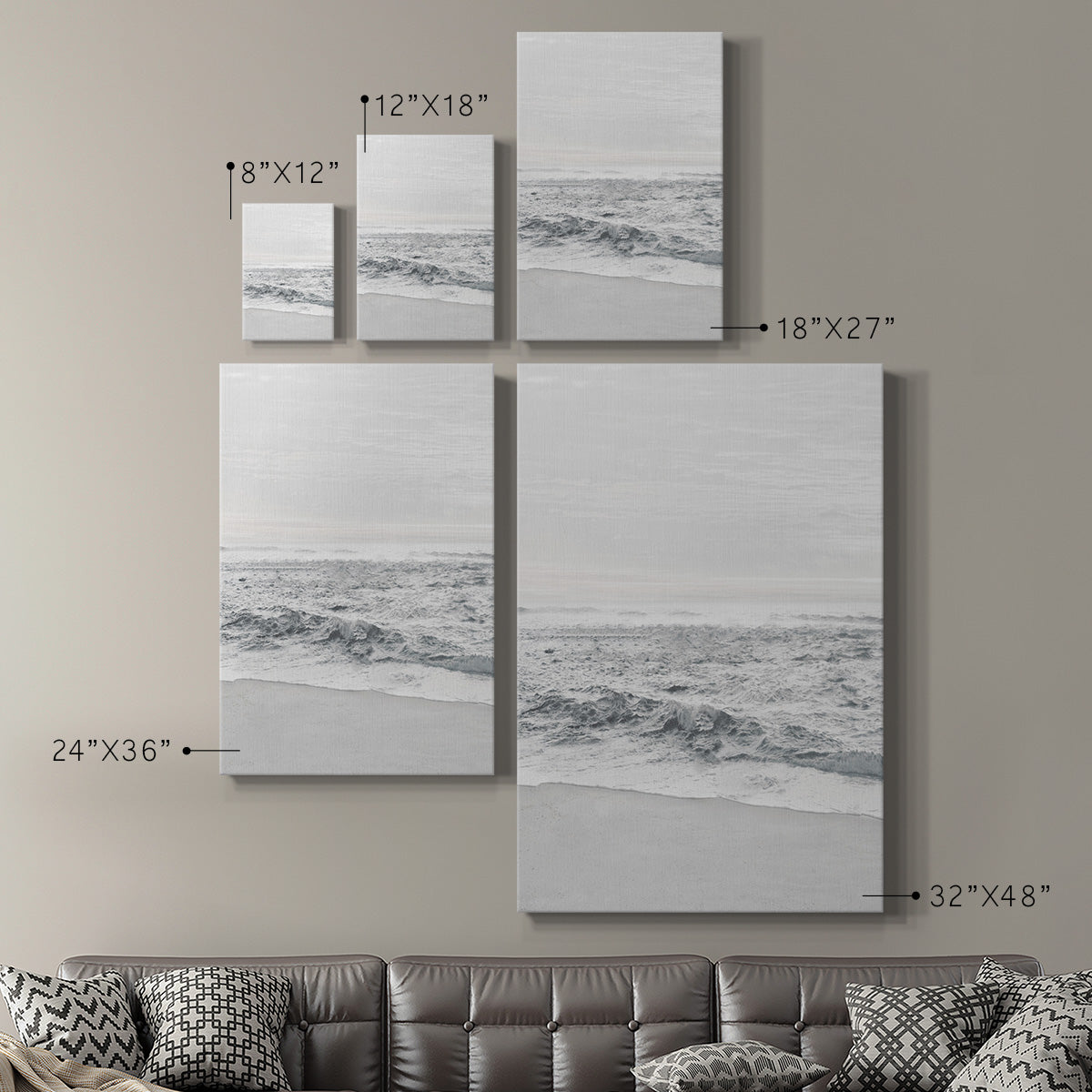 Gentle Tides II - Canvas Art Print