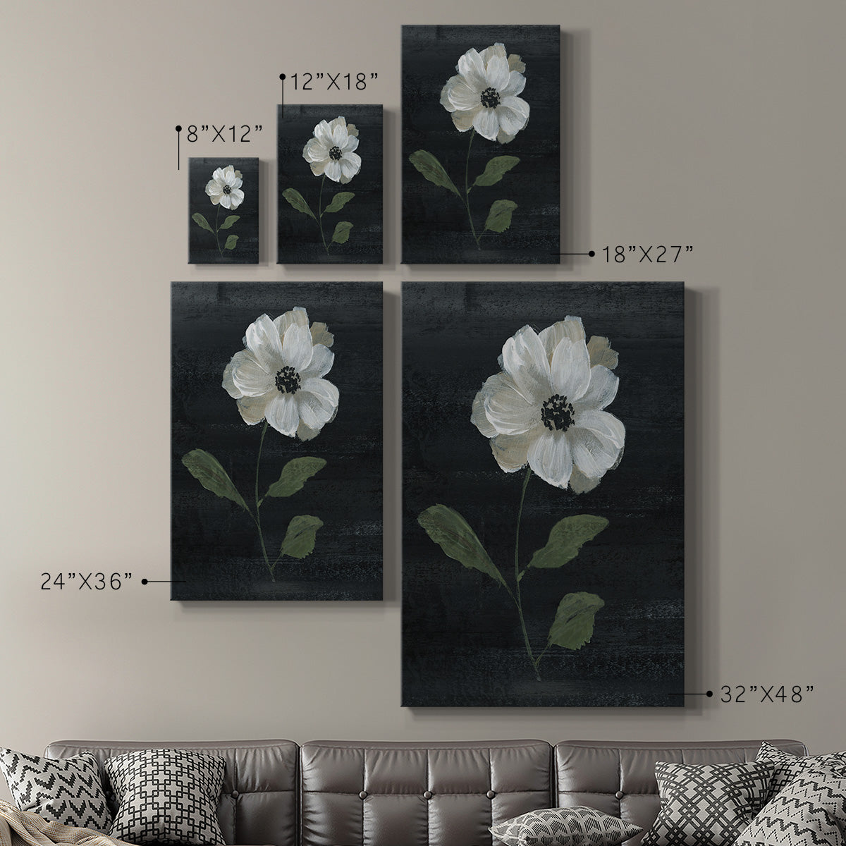 Country Botanical I Premium Gallery Wrapped Canvas - Ready to Hang