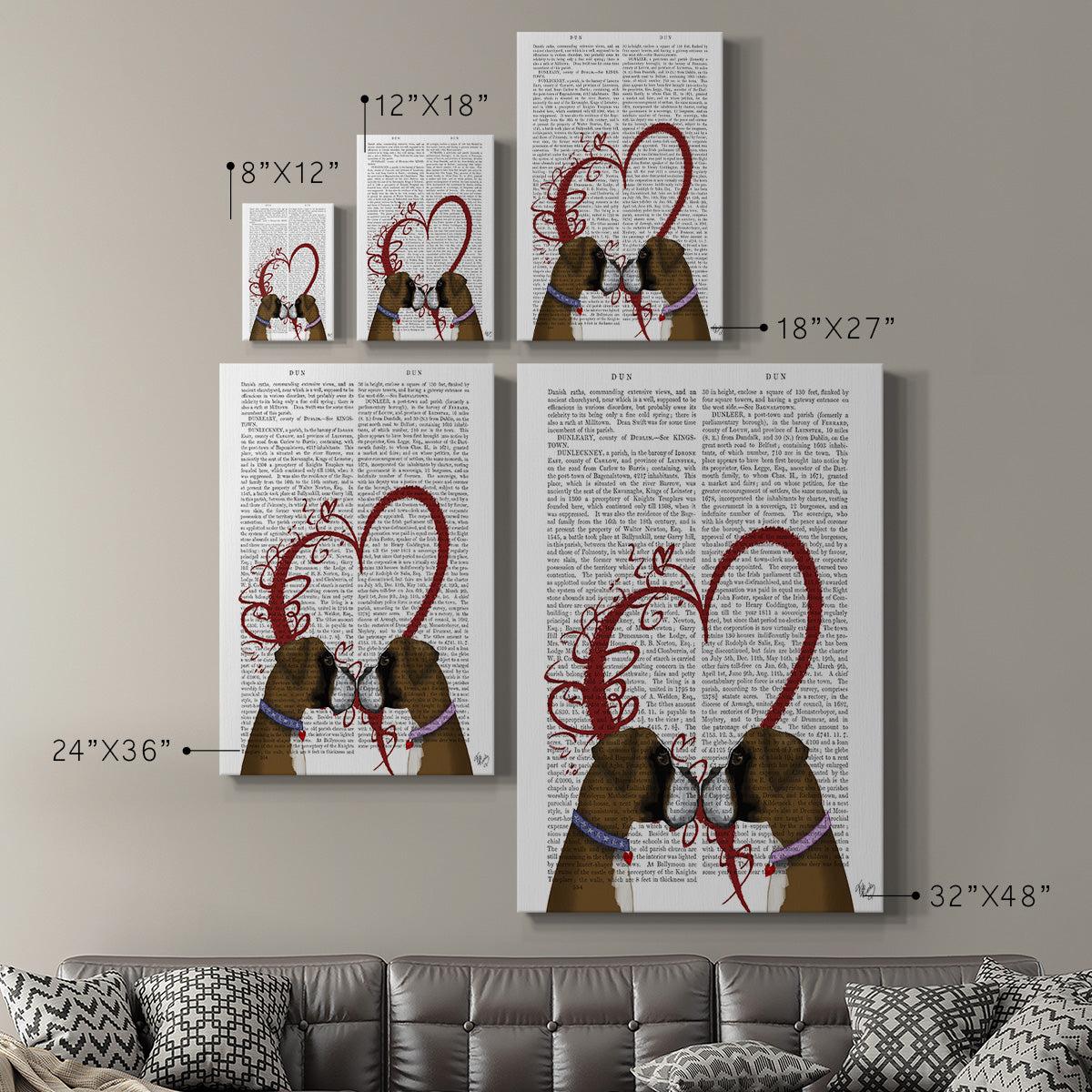 Boxer Love Premium Gallery Wrapped Canvas - Ready to Hang