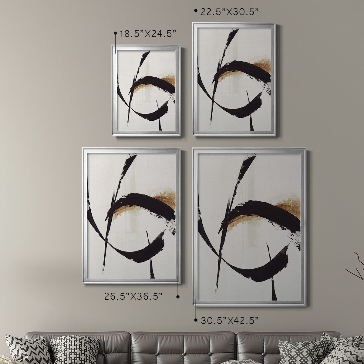 High Style I - Modern Framed Canvas Print