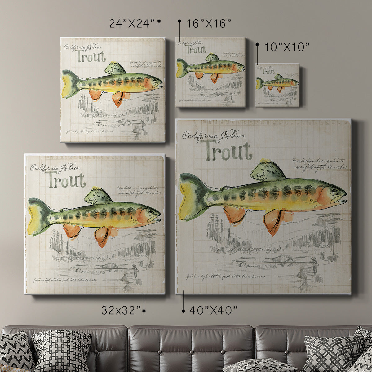 Trout Journal IV-Premium Gallery Wrapped Canvas - Ready to Hang