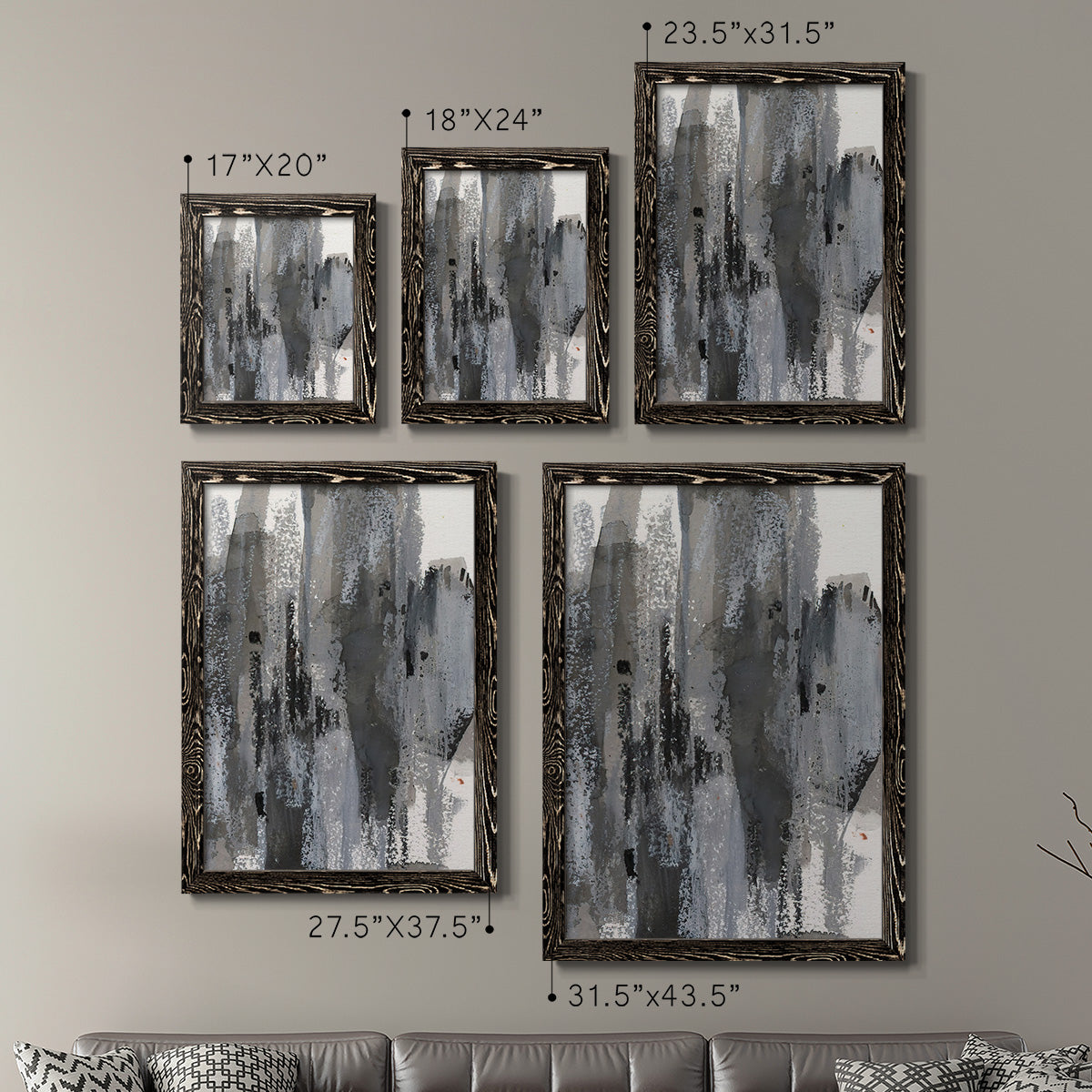 Loft Pastel III - Premium Framed Canvas 2 Piece Set - Ready to Hang