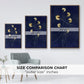 Indigo 1 - Floater Framed Canvas Print