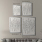 Vertical Arrangement II - Modern Framed Canvas Print