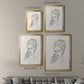 Greek Busts II - Modern Framed Canvas Print