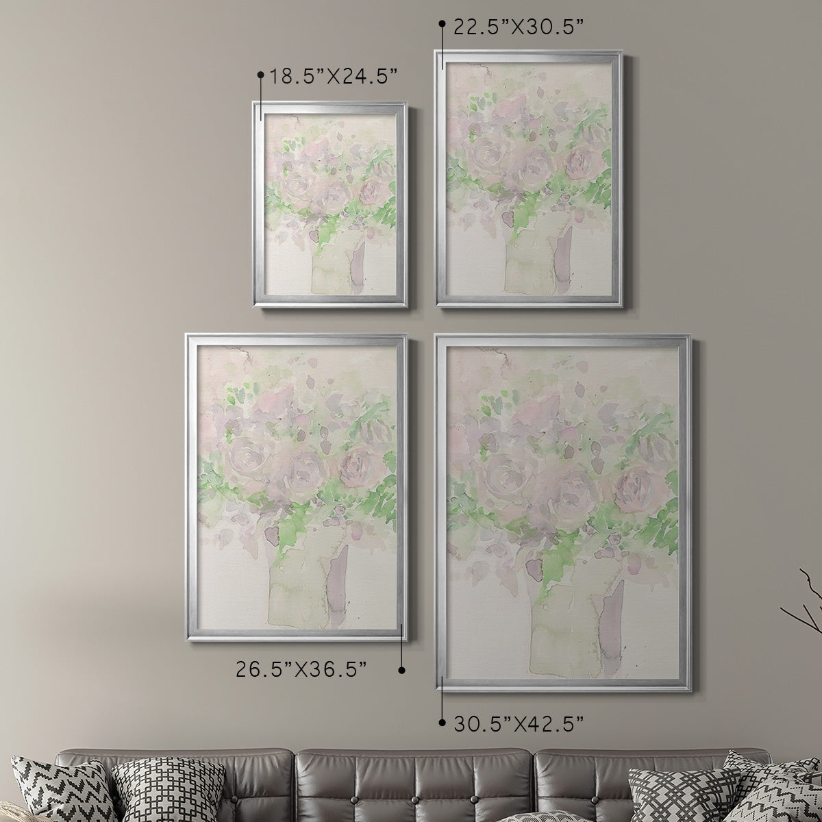 Natural Radiance II - Modern Framed Canvas Print