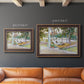 Impressionist leisure portrait scene by John Singer Sargent in an ornate bronzed mahogany wood frame shown in multiple size options.