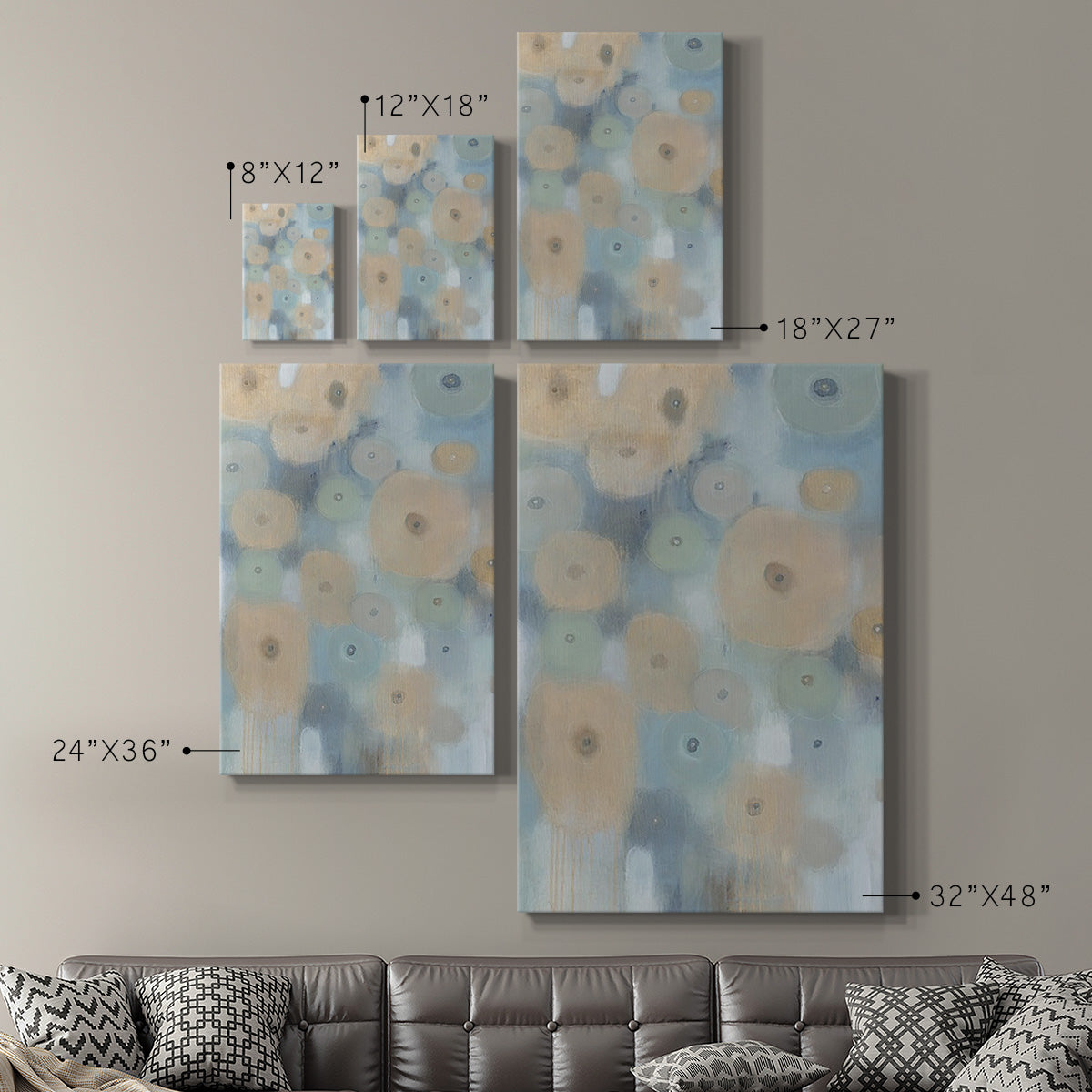 Spinning Wheels I Premium Gallery Wrapped Canvas - Ready to Hang