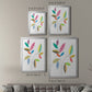 Color Pop Leaves III - Modern Framed Canvas Print