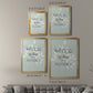 All Things - Modern Framed Canvas Print