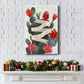 Desert Christmas Cactus I Premium Gallery Wrapped Canvas - Ready to Hang