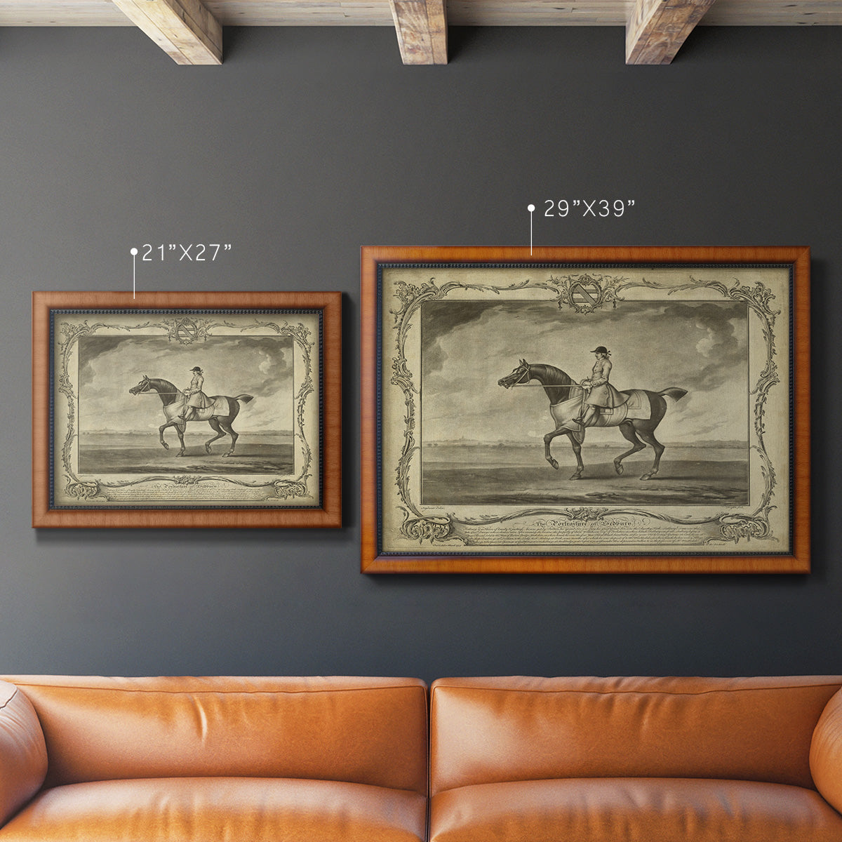 Distinguished Horses II Premium Framed Canvas- Ready to Hang