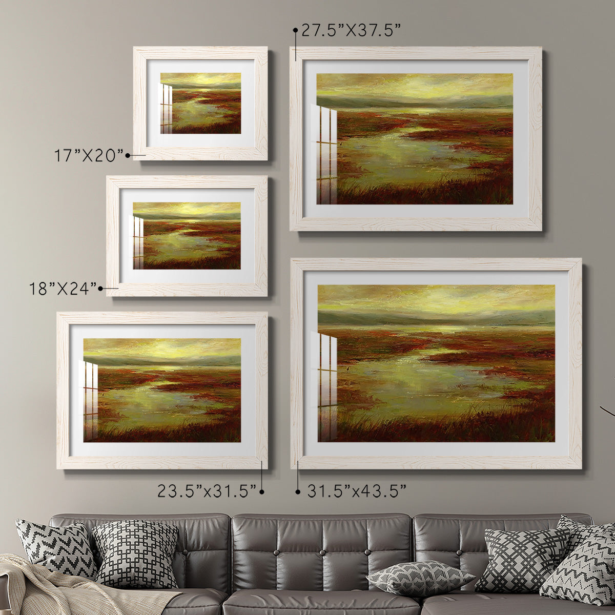 Coastal Views V - Barnwood Framed Art Print