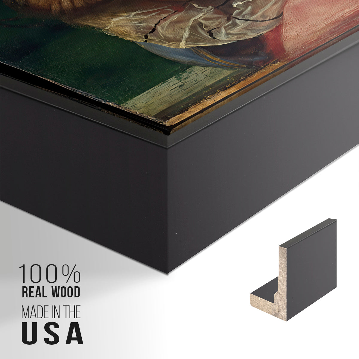 Madonna and Child, c. 1508 - Floater Framed Canvas Print