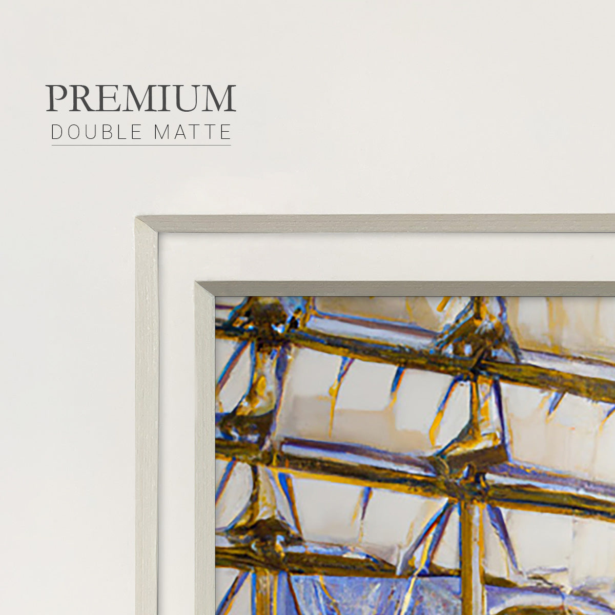 Golden Ship IV Premium Framed Print Double Matboard