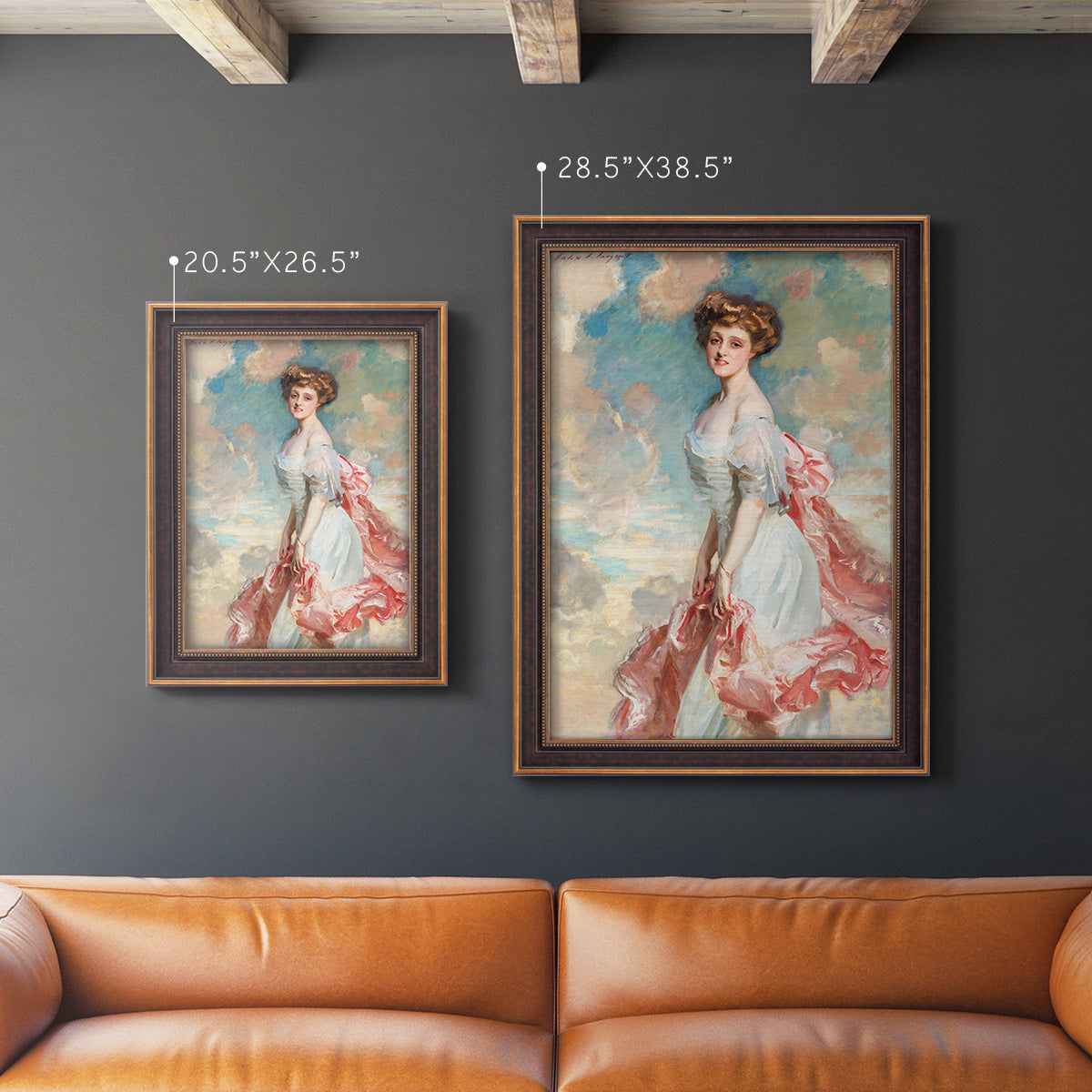 Miss Mathilde Townsend - Ornate Framed Canvas Print