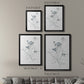 Indigo Sketch I - Modern Framed Canvas Print