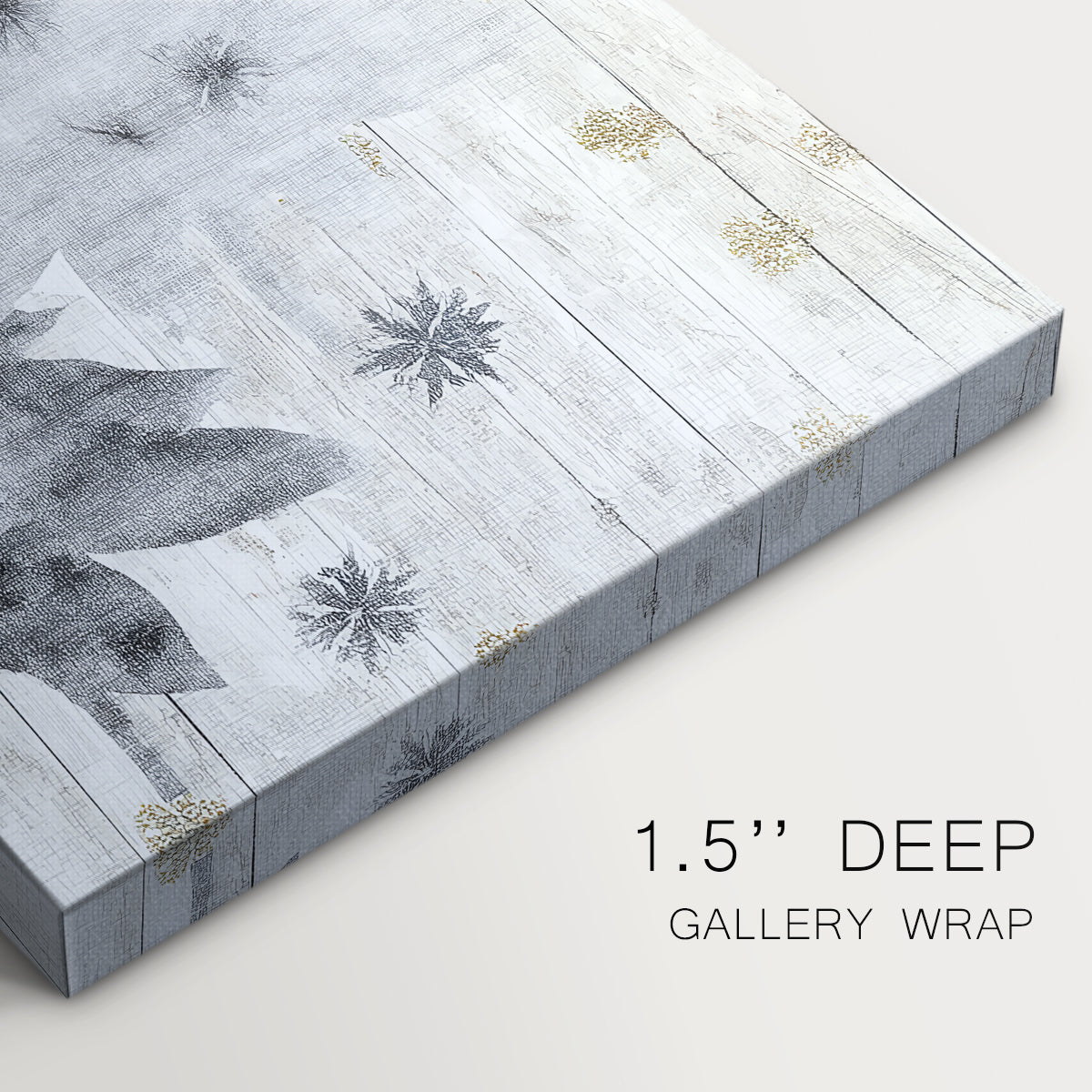 Silver Manger at Night - Canvas Art Print