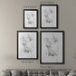 Graphite Abstract IV - Modern Framed Canvas Print