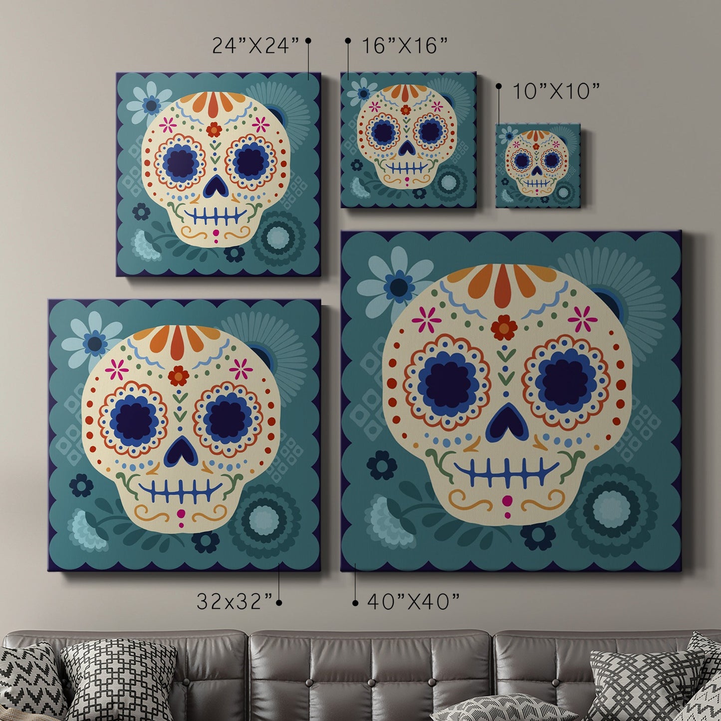 Calaveras I -Premium Gallery Wrapped Canvas - Ready to Hang