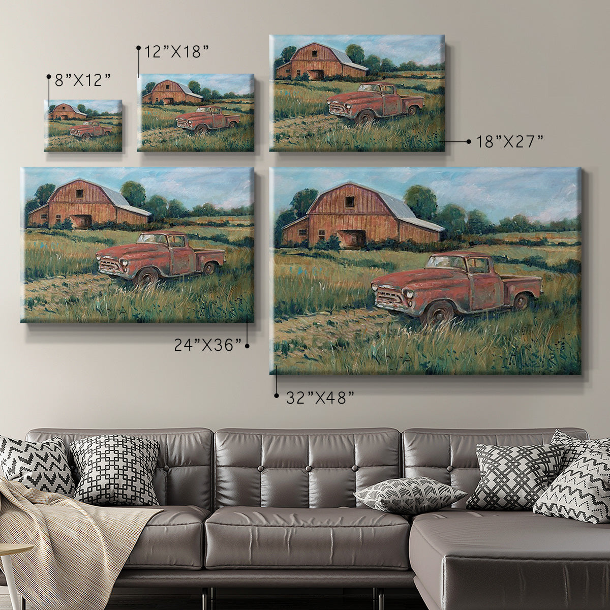 Rusting Away I Premium Gallery Wrapped Canvas - Ready to Hang