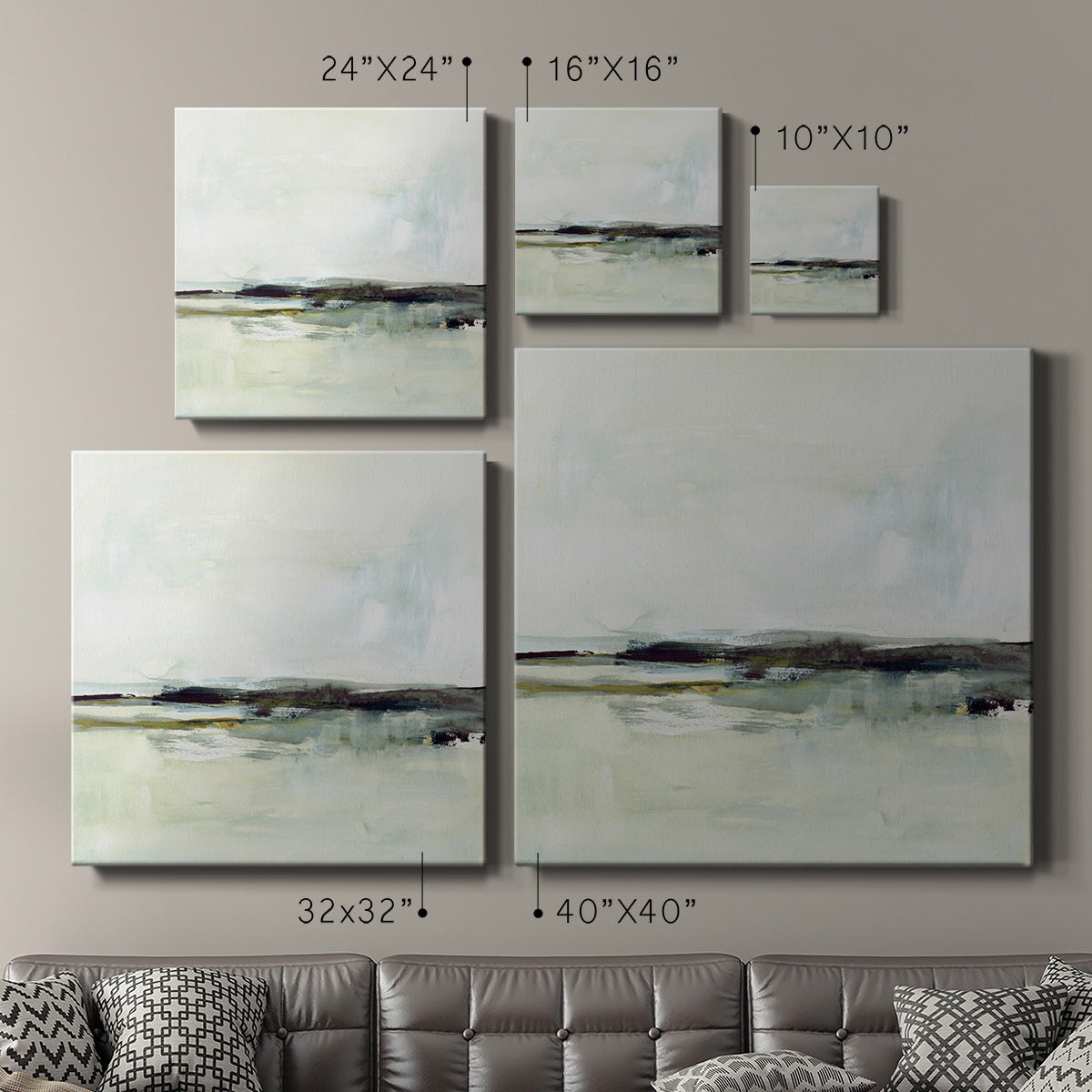 Sage Skies II - Canvas Art Print