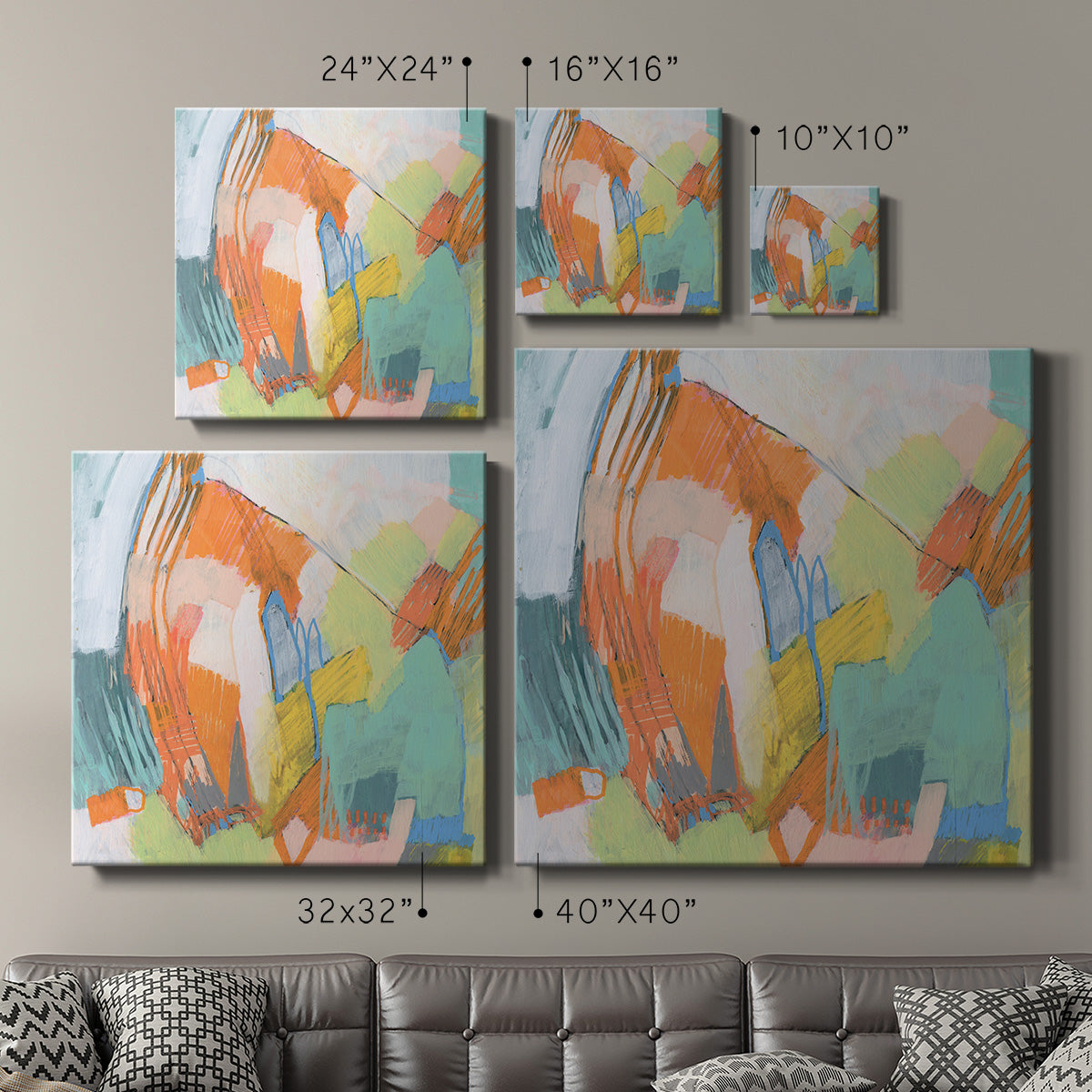 Candied Sherbet I - Canvas Art Print