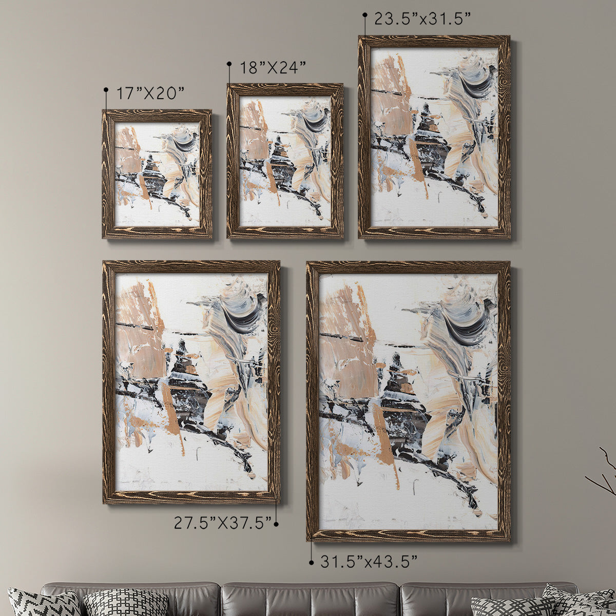 Ruckus III - Premium Framed Canvas 2 Piece Set - Ready to Hang