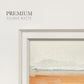 Ash Blue Horizon I - Double Matboard Framed Print