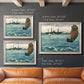 Impressionist naval seascape with the Kearsarge by Édouard Manet in an ornate champagne frame shown in multiple size options.