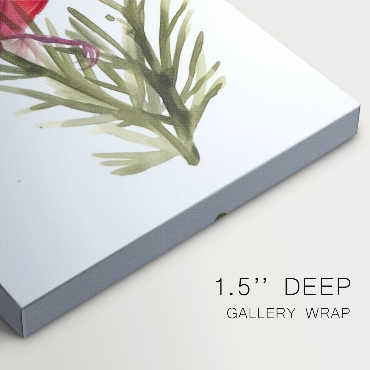 Crimson Dawn Whisper - Canvas Art Print