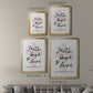 Faith Hope and Love Cross - Modern Framed Canvas Print