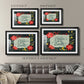 Bright Christmas Night  II - Modern Framed Art Print