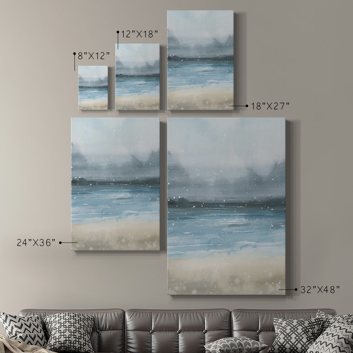 Stars and the Sea I Premium Gallery Wrapped Canvas - Ready to Hang