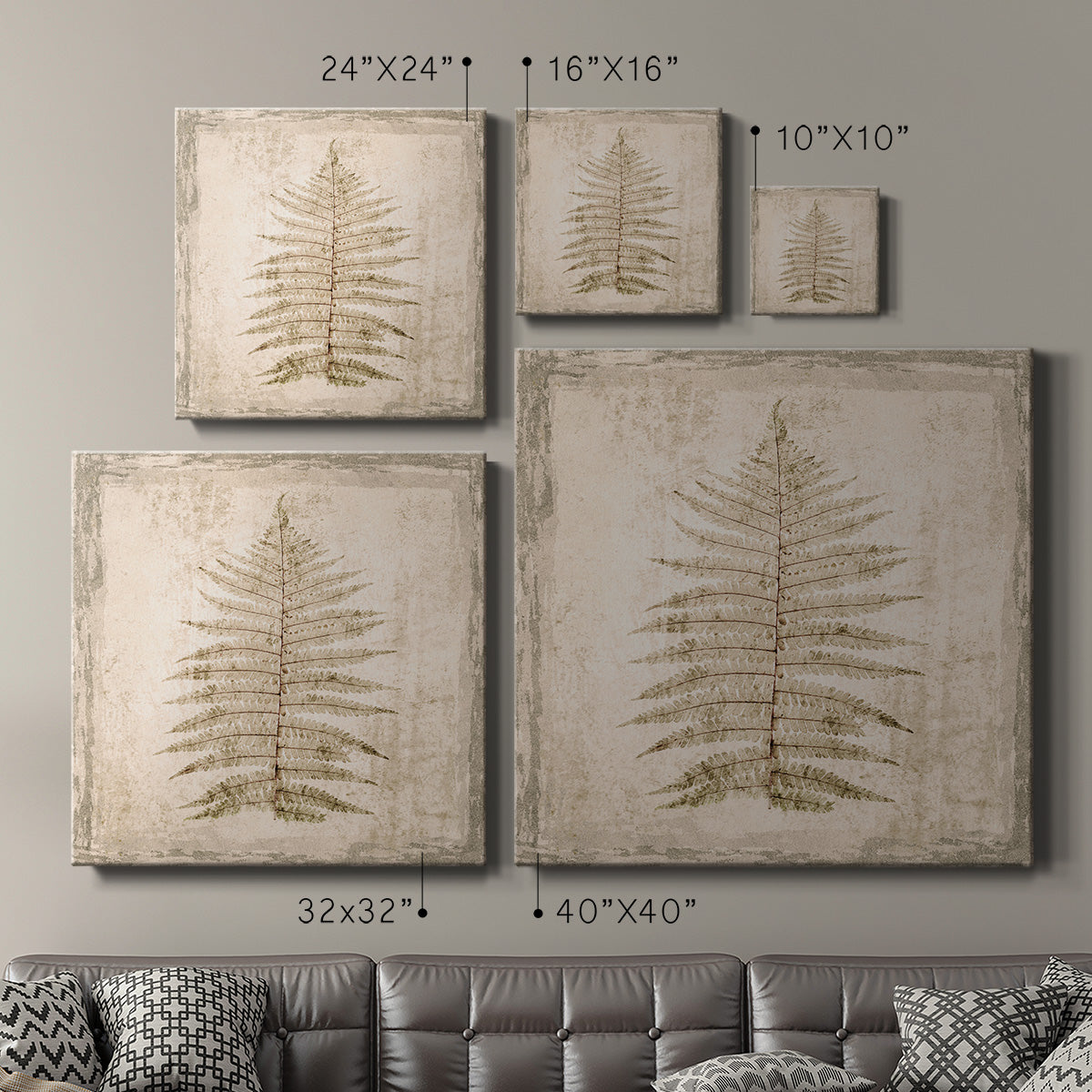 Stone Leaf I - Canvas Art Print