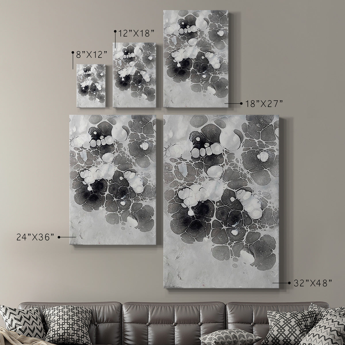 Marbling XIII - Canvas Art Print