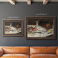 Impressionist still life painting of fish by Édouard Manet in an ornate bronzed mahogany wood frame shown in multiple size options.