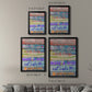Birthday Rules - Modern Framed Canvas Print