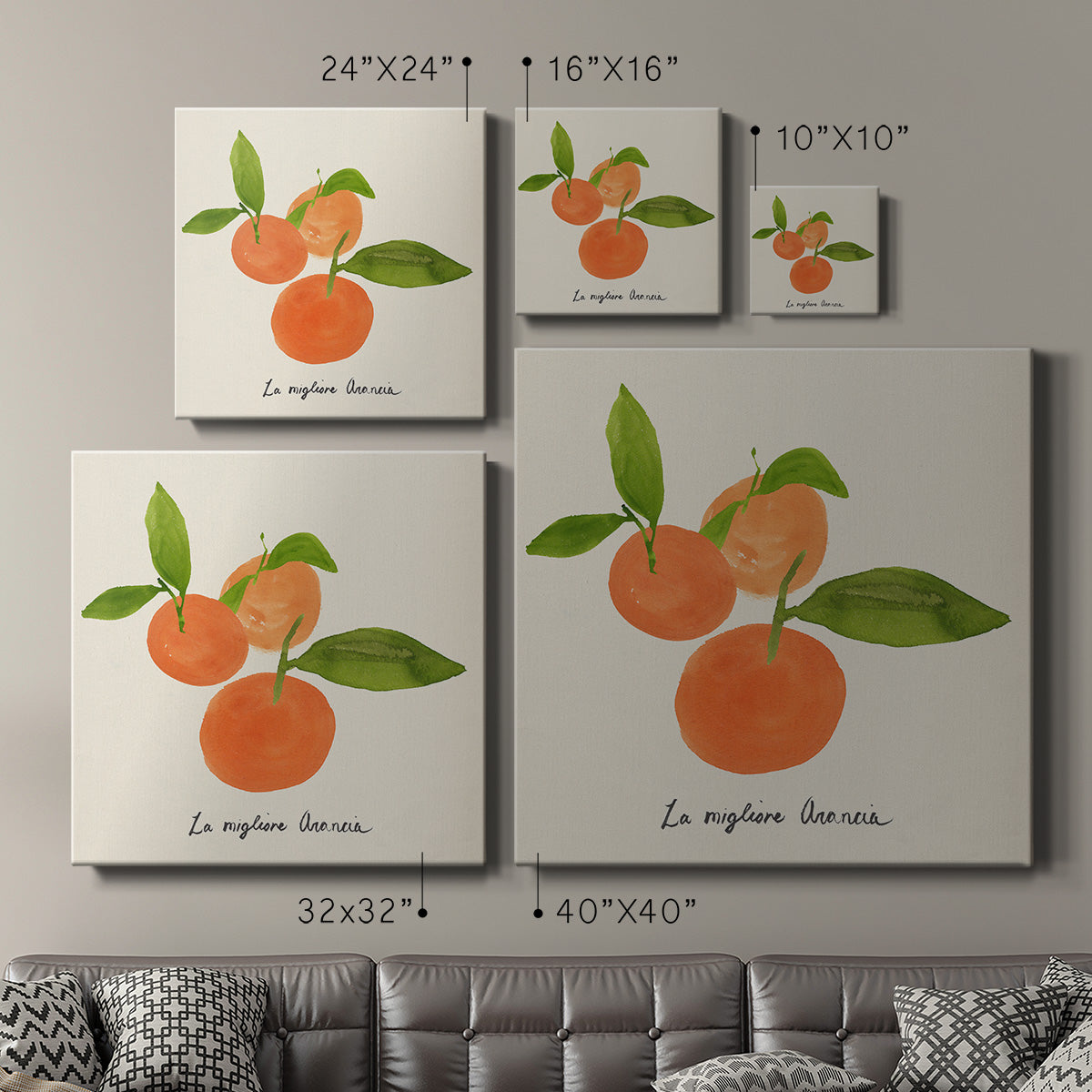 Citrus Trattare II-Premium Gallery Wrapped Canvas - Ready to Hang