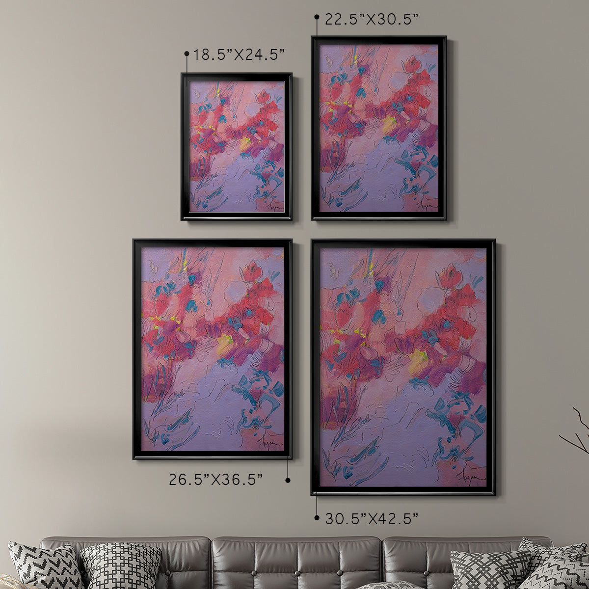 Wish You Well - Modern Framed Canvas Print