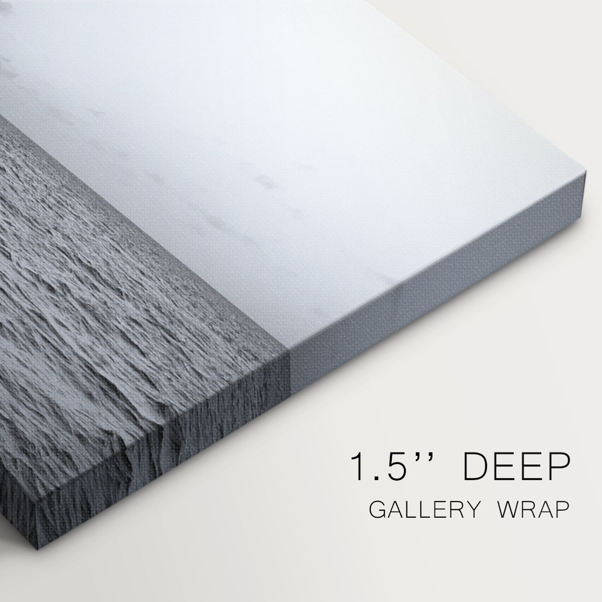 Rough Gray Sea Waves - Canvas Art Print